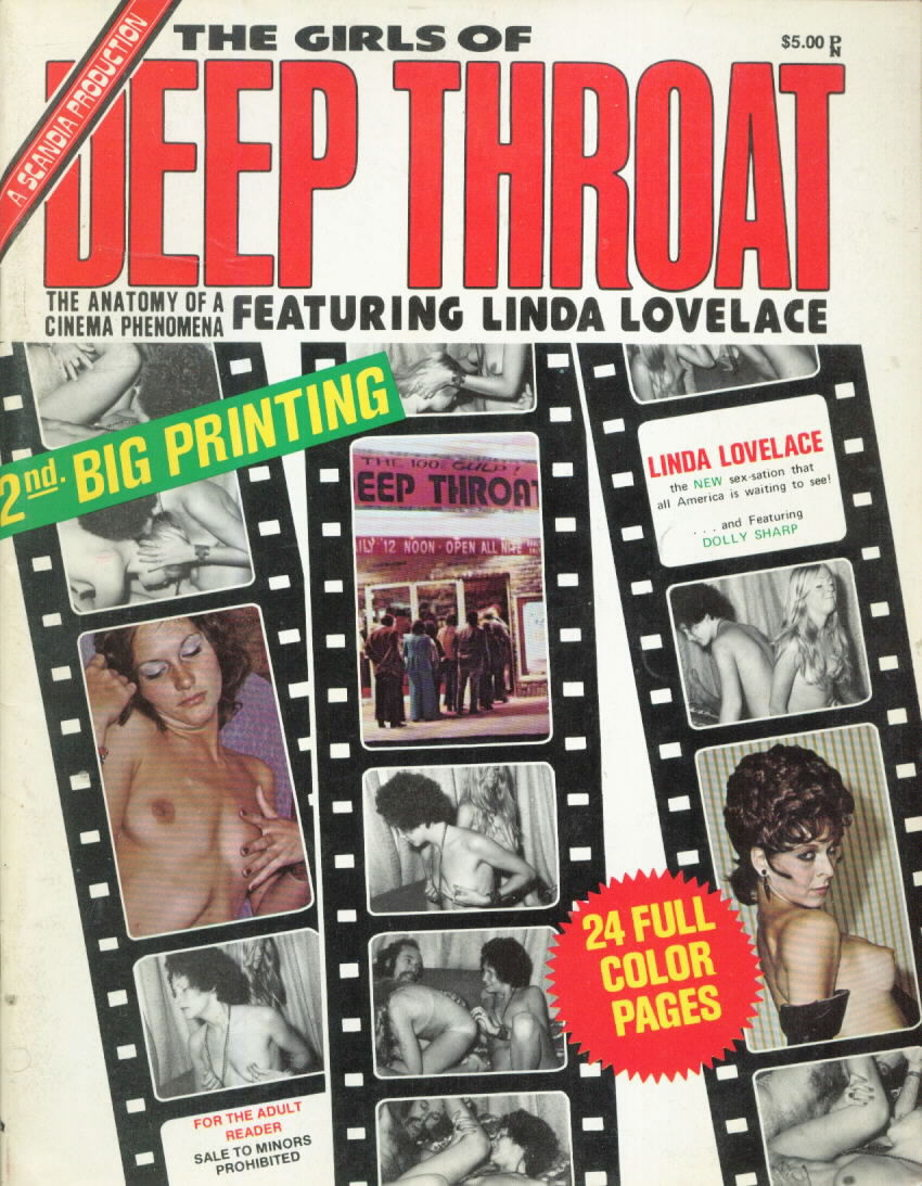 Deepthroat Porn Magazines - VintageSleaze.com: Adult Cinema Magazine Catalog -- THE GIRLS OF DEEP THROAT  Linda Lovelace Parliament Eros-Goldstripe Scandia