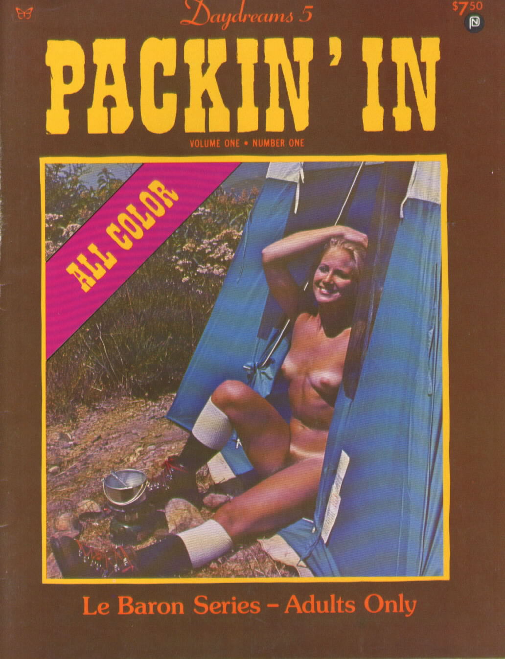 Daydreams 5 PACKIN' IN Le Baron Series Adult photo Magazine (c. 1974-1977)