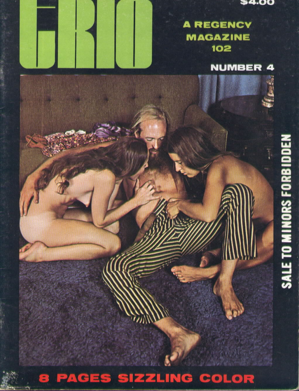 TRIO #4 Adult photo Magazine (Regency Magazine 102, 1972)