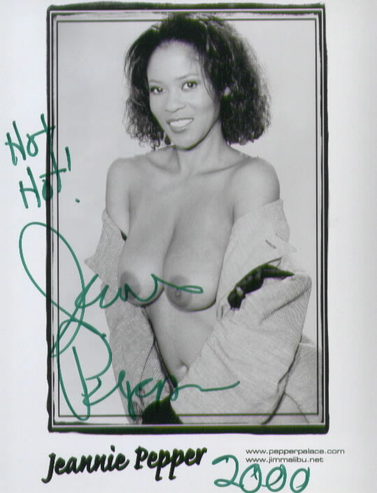 Jeannie Pepper Hand-Signed Photograph