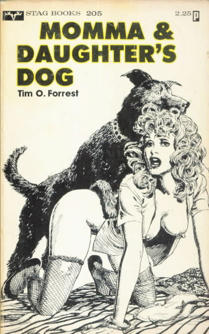 MOMMA & DAUGHTER'S DOG by Tim O. Forrest Stag 205 (1977)