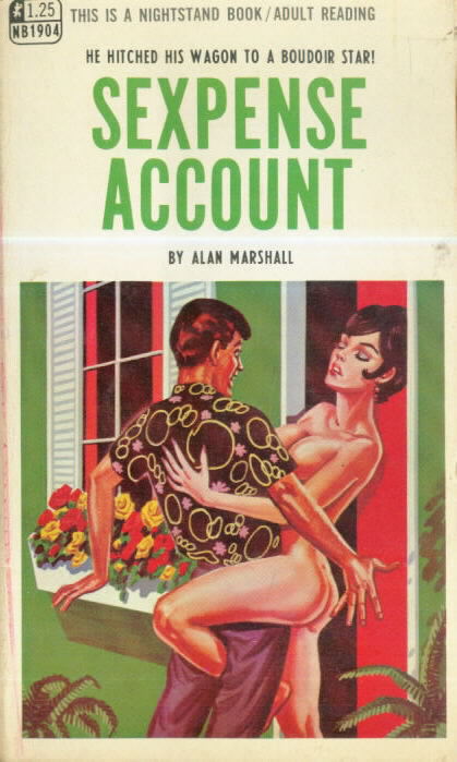 Nightstand Book NB 1904 SEXPENSE ACCOUNT by Alan Marshall (1968) 